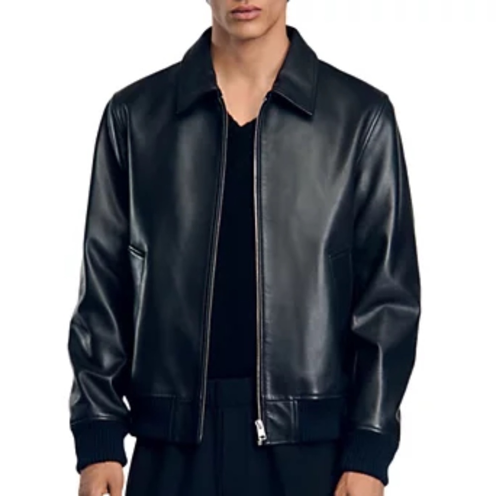 Thomas Leather Full Zip Jacket